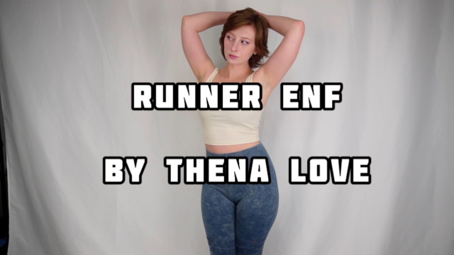 Runner ENF / Embarrassed Naked Female video from Thena Love