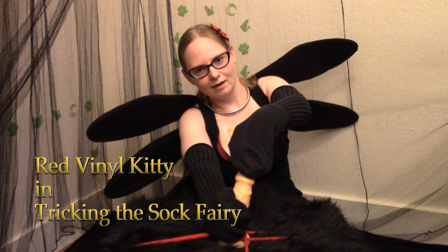 Custom: Tricking the Sock Fairy video from Red Vinyl Kitty