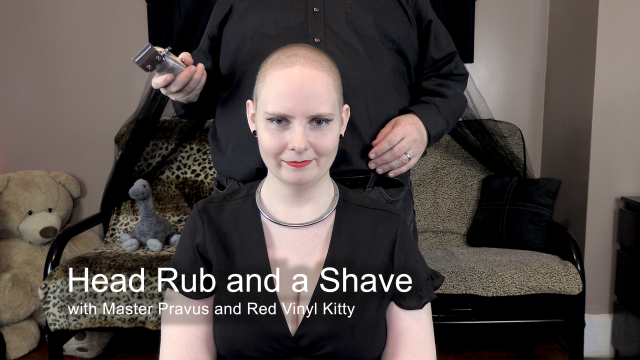 Head Rub and a Shave video from Red Vinyl Kitty