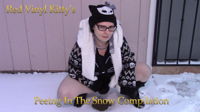 Peeing In The Snow Compilation video from Red Vinyl Kitty