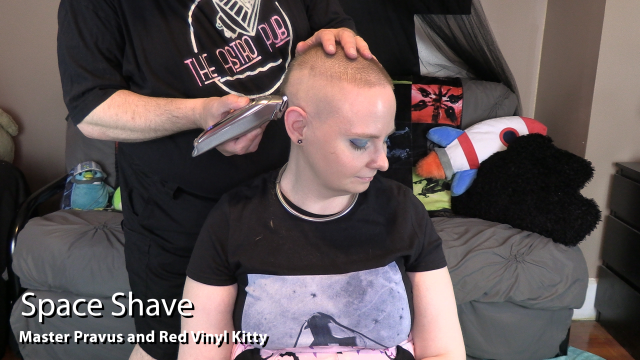 Space Shave video from Red Vinyl Kitty