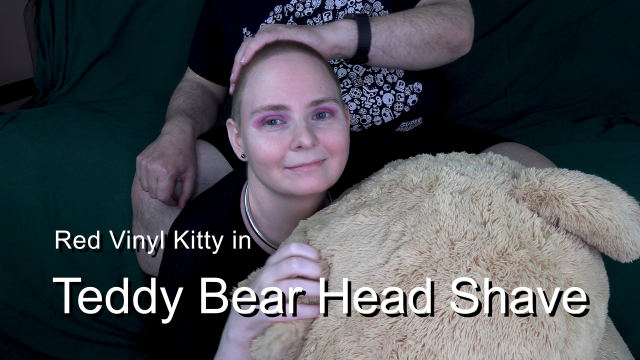 Teddy Bear Head Shave video from Red Vinyl Kitty