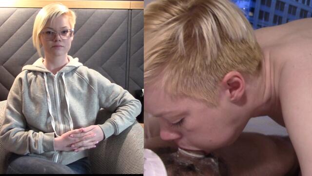 Tiny Blonde Convinced To Gag On Real Cock 1 video from Kinkydom4sub