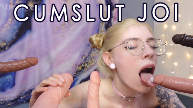 Cum Slut Bukkake JOI video from Tia Black