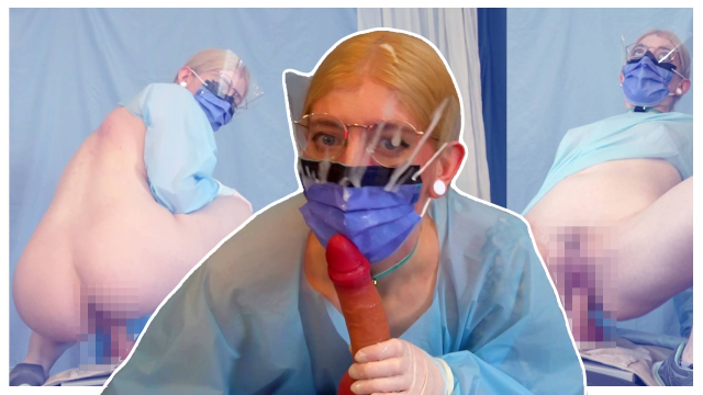 Emptying Your Balls Before Surgery - Nurse Tia Makes You Cum with Gloved Handjob, POV Sex, Masked Facial video from Tia Black