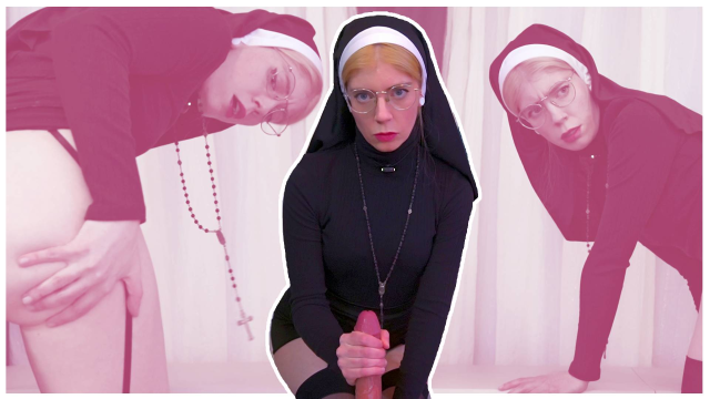 Fuck My Ass and Repent - Nun Tia expels your sinful thoughts with Cock Slapping, Anal Sex, Degradation video