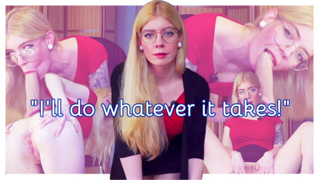 I Need That Raise - Secretary Begs with POV Roleplay, Dirty Talk, Pussy Spreading, Self Degradation video from Tia Black