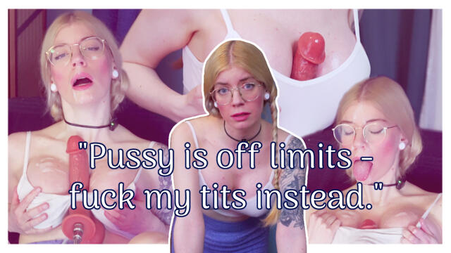 Reluctant Tit Fuck - Roommate Let's You Use Her Tits to Cum Over and Over Again with Tit Job, Multiple Cumshots, Fake Cum, Facial, Fake Tits video from Tia Black