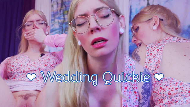 Wedding Quickie - POV Kissing, Handjob, Implied Pussy Eating, Virtual Sex, Dirty Talk video from