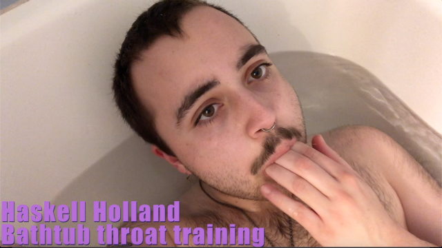 Bathtub throat training video from Haskell Holland