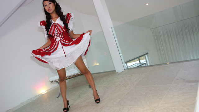 Stunning Asian Cosplay Maid video from Uniform Addict