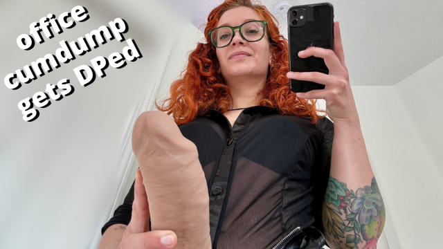 beta fucktoy part 4: office cumdump DPed by futa boss for wife on video video from Veggiebabyy