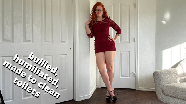 bully principal 6: the dumpster incident, public cheerleader humiliation, more cleaning toilets video from Veggiebabyy