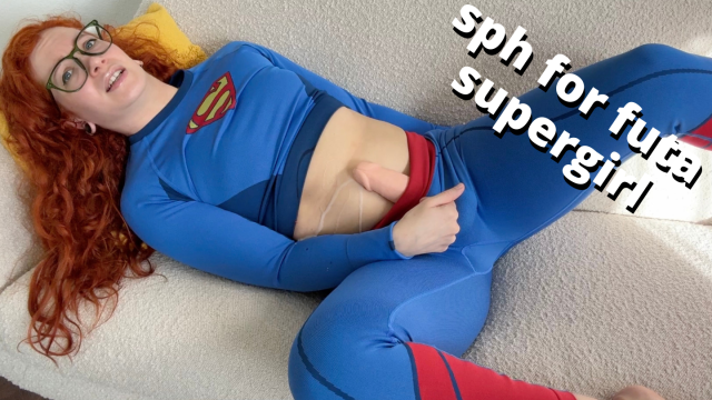 kryptonite, SPH, and CBT make small cock futa Supergirl cum hard video from Veggiebabyy