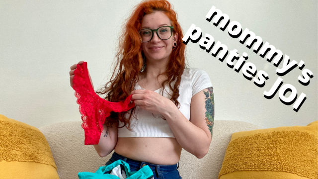 mommy knows you love her panties JOI video from Veggiebabyy