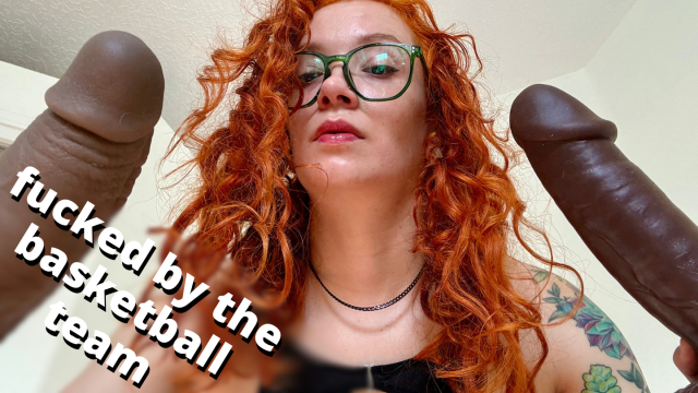 sissy cheerleader fucked by futa domme & the basketball team + ass worship! video from Veggiebabyy