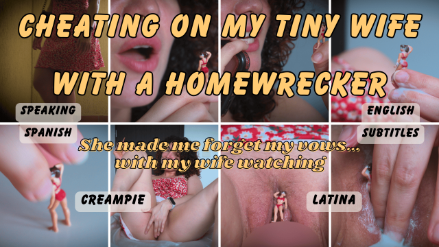 Cheating on My Tiny Wife with a Homewrecker video from VeronicaRusso