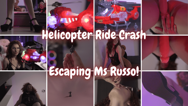 Helicopter Ride Crash Escaping Ms Russo video from VeronicaRusso