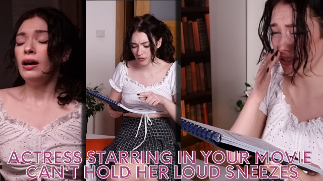 Actress Sneezes on Filming Set video from Adria Nite