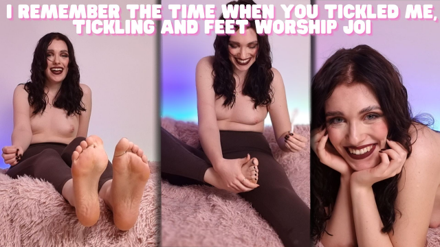 Feet JOI while I Tickle My Feet video from Adria Nite