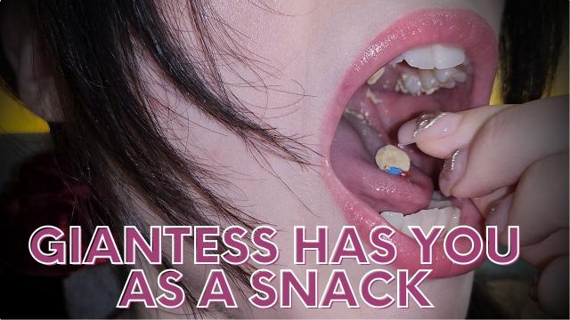 Giantess Has You as a Snack video from Adria Nite
