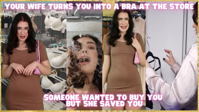 Husband Transformed Into a Bra at Store video from Adria Nite