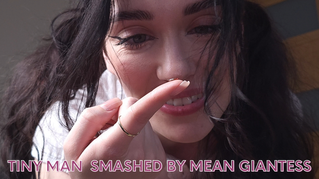 Mean Giantess Relieves Anger on Tiny Guy video from Adria Nite