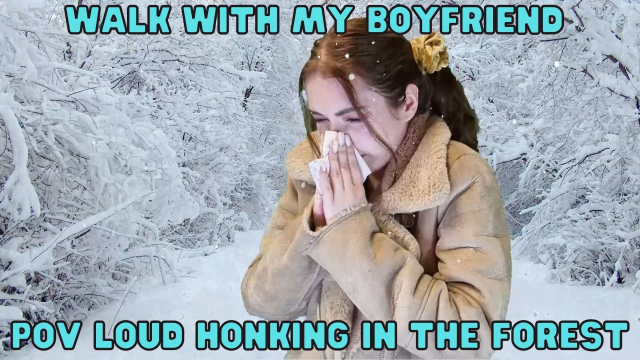 Nose Honking Winter POV video from Adria Nite