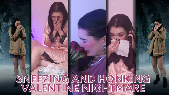 Sneezing and Honking Valentine'S Nightmare video from Adria Nite