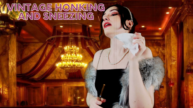Tissue Free Honking and Sneezing Vintage 1960s Movie video from Adria Nite