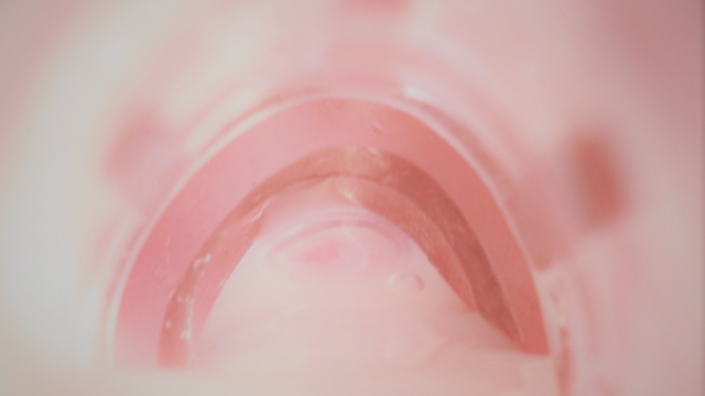 Extreme closeup Fleshlight internal view & huge cumshot video from Zae