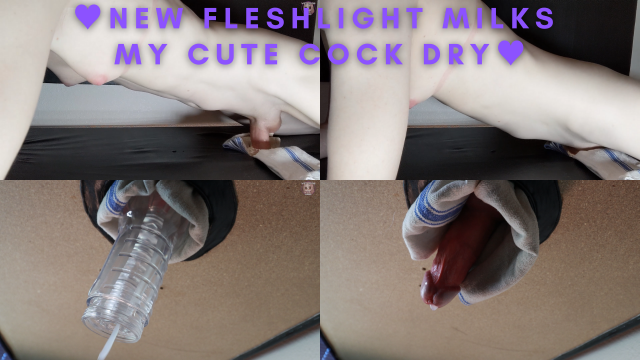 Hands Free Fleshlight Fuck on Table video from Zae