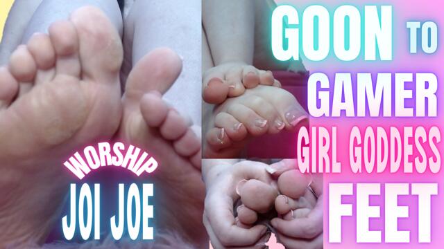 GOON TO GAMER GIRL GODDESS FEET WORSHIP JOI video from XCherryxTartx