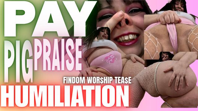 PAY PIG PRAISE GENTLE HUMILATION video from XCherryxTartx