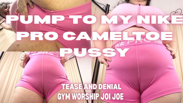 PUMP TO MY NIKE PRO PUSSY JOI JOE WORSHIP video from XCherryxTartx