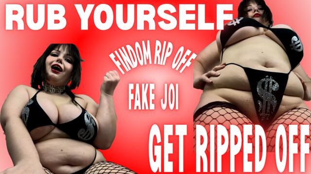 RUB YOURSELF AND GET RIPPED OFF FINDOM FAKE JOI video from XCherryxTartx