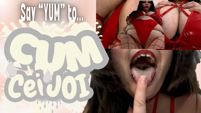 SAY YUM TO CUM JOI CEI video from XCherryxTartx