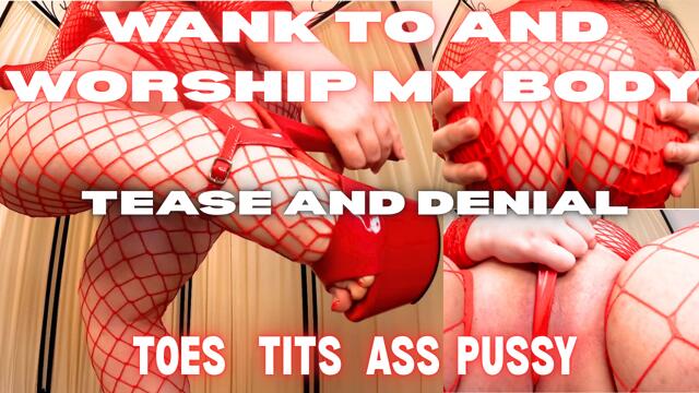 WANK AND WORSHIP TEASE AND DENIAL JOI video from XCherryxTartx