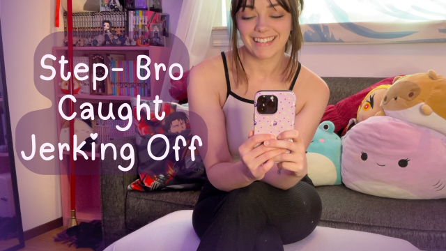Step Bro Caught Jerking Off video from Gwen Ivy