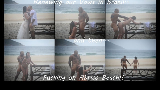 Public Beach Fuck Vow Renewals and Cum on her Face video from Grey Productions