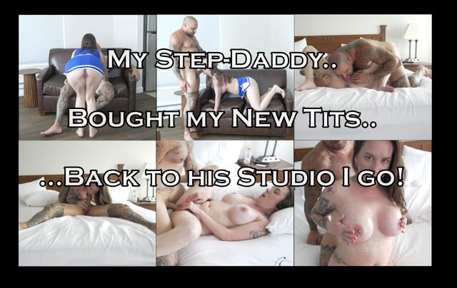 Back into my Step-Dad's Studio after My New Tits Healed video from XNatashaGrey