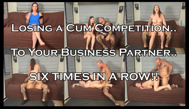 Losing a Cum Competition SIX TIMES IN A ROW video