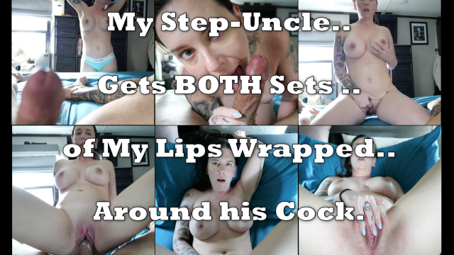Wrapping Both Sets of my Lips around my Step-Uncle's Cock video from XNatashaGrey