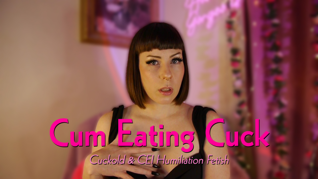 Cum Eating Cuck video from Mistress Macabre