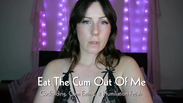 Eat The Cum Out Of Me video from Mistress Macabre