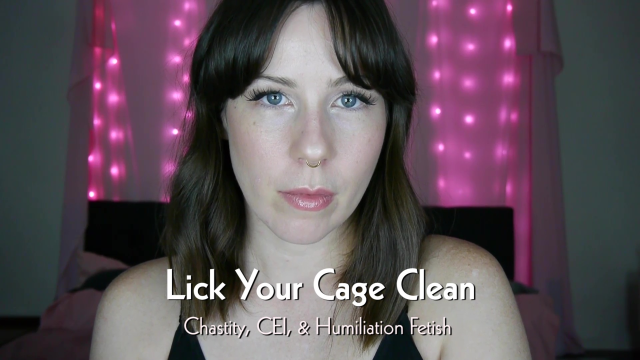 Lick Your Cage Clean video from Mistress Macabre