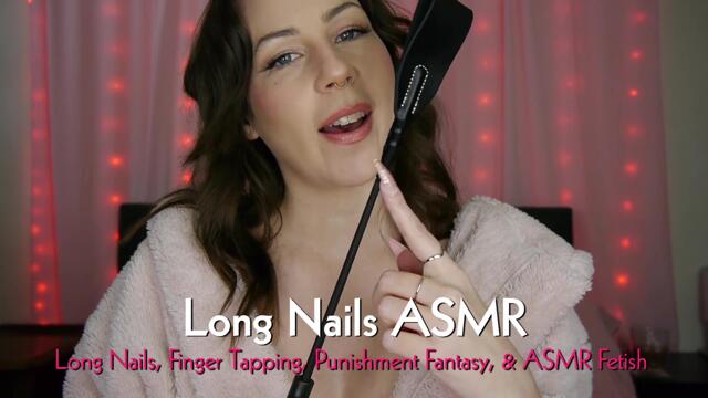 Long Nails ASMR video from Mistress Macabre