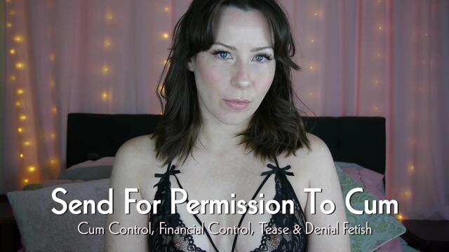 Send For Permission To Cum video from Mistress Macabre