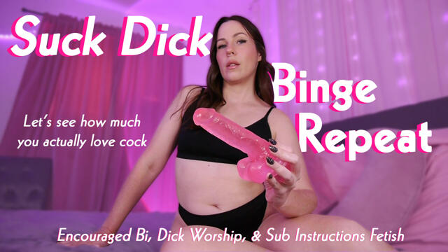 Suck Dick Binge Repeat video from Mistress Macabre