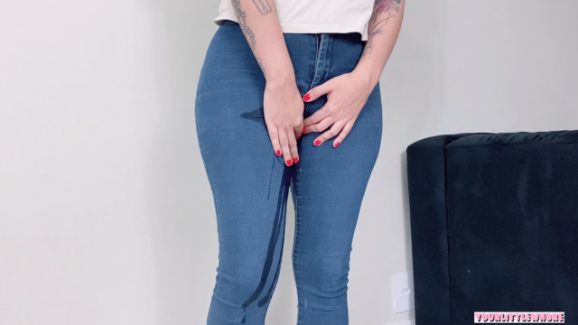 babysitter accidental jeans wetting video from Lily Ann